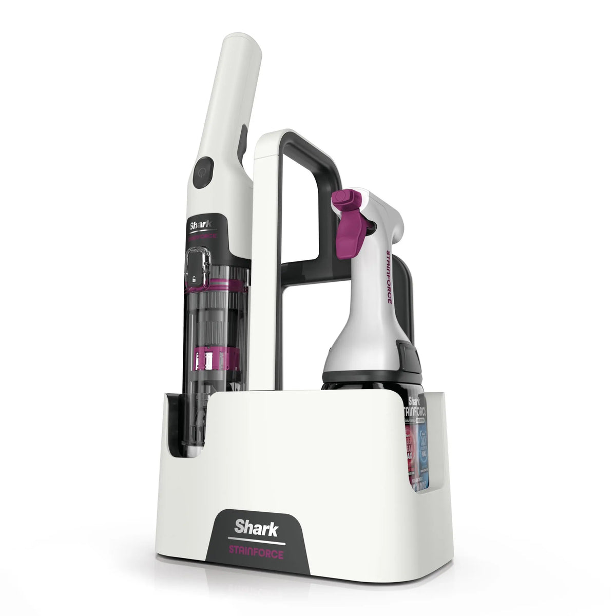 Shark StainForce Cordless Portable Spot Cleaner, Bagless & Self-Cleaning - HX100