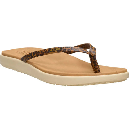 HEYDUDE Squishy Cushioned Beach Sandals, Foldable Portable Slides for Vacation & Daily Casual Wear