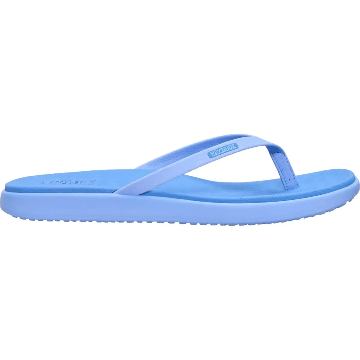 HEYDUDE Squishy Cushioned Beach Sandals, Foldable Portable Slides for Vacation & Daily Casual Wear