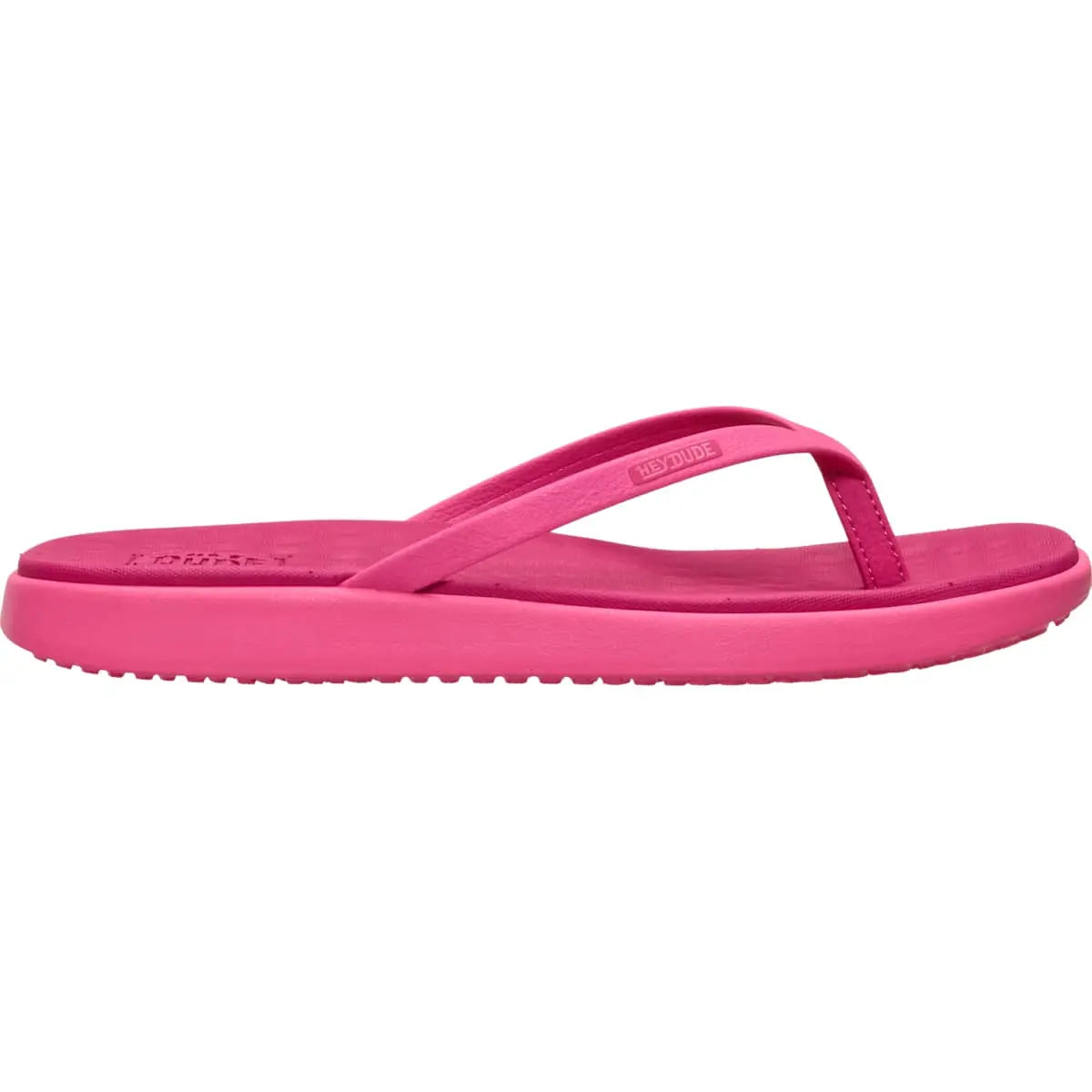 HEYDUDE Squishy Cushioned Beach Sandals, Foldable Portable Slides for Vacation & Daily Casual Wear